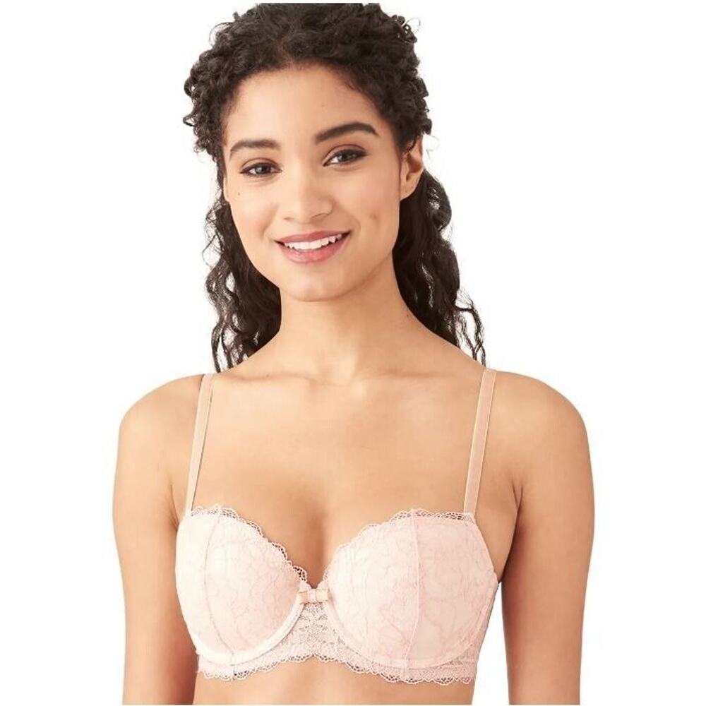 B.Tempt'd by Wacoal Lace Encounter Contour Underwire Bra in Rose Smoke 32D $46‎